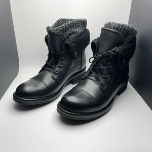 NWOB!! Musse & Cloud Women's Bootie Hiking Boot, Sz 40, Black